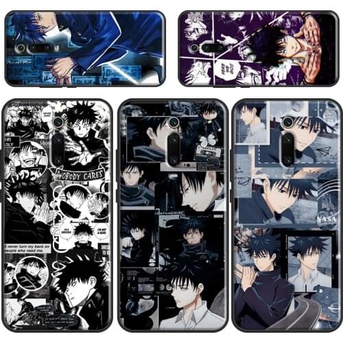 Jujutsu Kaisen Fushiguro Megumi Phone Case For Xiaomi Mi 11 Ultra 9 10 Lite A3 9T 10T Pro Cover For POCO X3 F3 F2 M3 Pro
