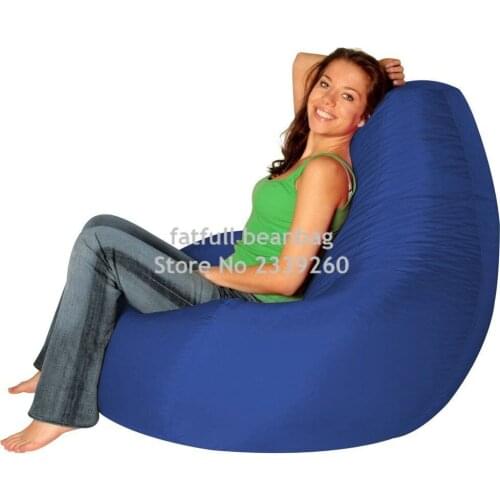 Cover only No Filler - XXL gamer bean bag outdoor chair, external furniture sofa seat