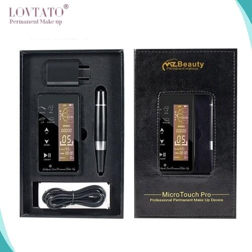 Digital Tattoo Machines Microblading Eyebrow Design Tools Pen Needle Cartridge Semi-Permanent Makeup Machine LCD Screen Tattoo