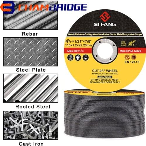 115mm Metal Resin Cutting Discs 4.5" 7/8" Bore Cut Off Wheel Flap Sanding Grinding Discs for Angle Grinder Rotary Tool 1-50Pcs