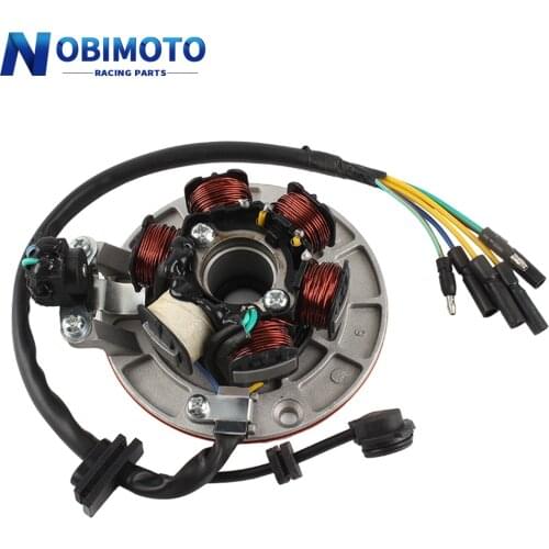 Motorcycle Stator Coil Engine Stator Charging Generator Fit For Lifan and Yinxiang Kick Start 140cc Engines Magnetic Motor kart