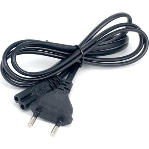 EU European To IEC 320 C7 AC Power Cord For Camera Charging Notebook Adapter, EU Firgure 8 2 Prong Extension Cable