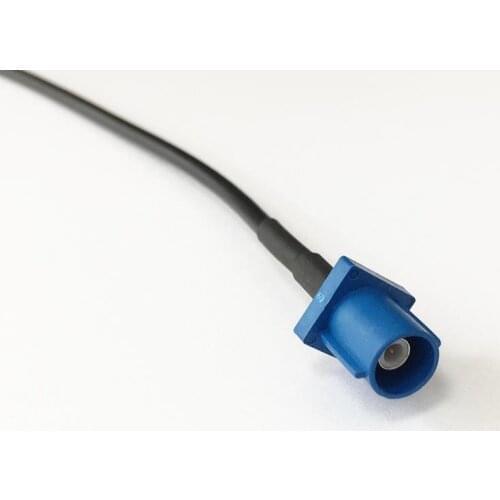 Fakra C male plug 5005 Bule SMB coax connector pigtail cable RG174 20cm GPS Antenna Extension Cable