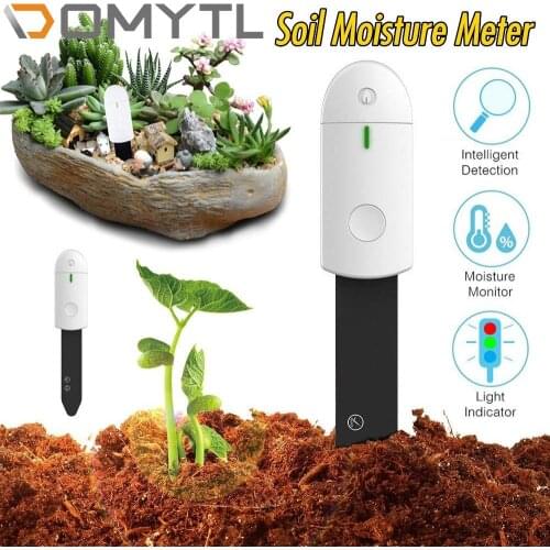 Intelligent Soil Moisture Detector Light Reminder Function Plant Care Flower Instant Hygrometer Sensor Garden Tools