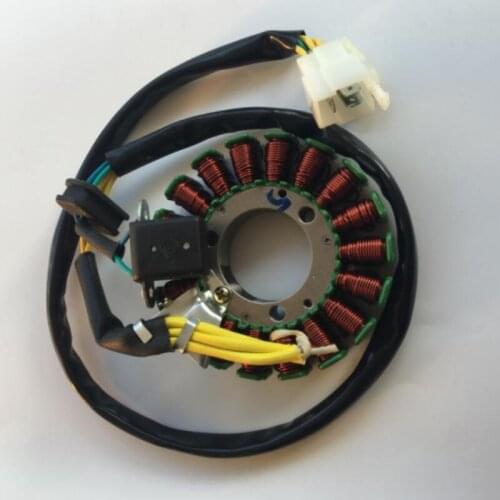 Motorcycle Magnetic Motor Stator For Suzuki QingQi QM200GY GXT200 GS200 200cc Magneto Coil 18 Coils Parts GXT GS 200