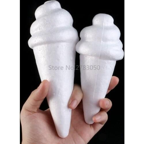 Dummy Styrofoam Foam Cake Dummy Modelling Ice Cream Shape Sugarcraft Flower Wedding Cake Shop Decoration DIY
