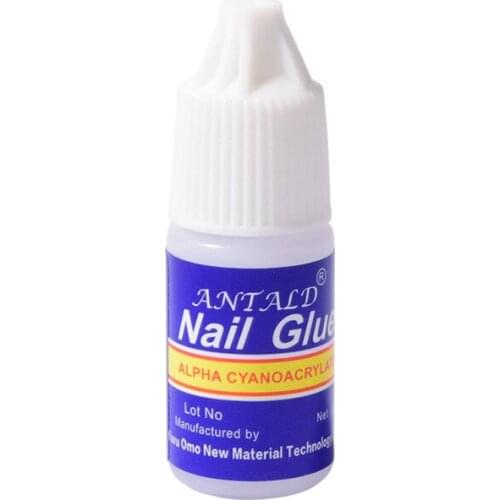 Nail Art Manicure 3g Nail Glue Stick Special Glue for Nails Jewelry Rhinestones Strong Blue Bottle Liquid Nail Ornament Manicure