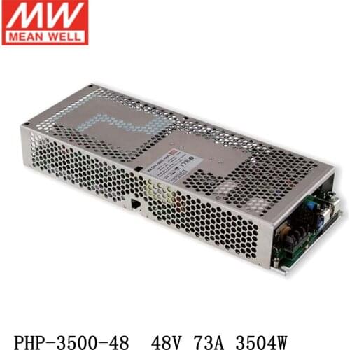 MEAN WELL PHP-3500-48 3500W 73A 48V Conduction Cooling with PFC Digitalized Parallelable Water-cooled Switch Power Supply