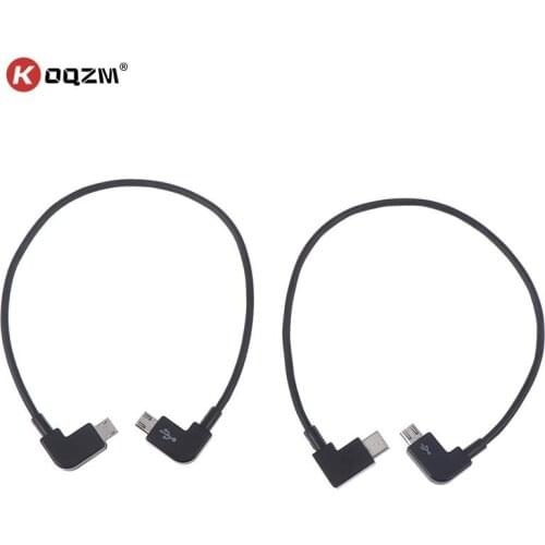 Micro USB To Micro USB Data Cable For DJI Spark Mavic Pro Platinum Air Controller Android Smartphones