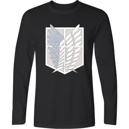 Cute Unicorn Japan Anime Attack On Titan t shirt Halloween Party Eren long sleeve t-shirt cosplay Costumes harajuku tshirt tops