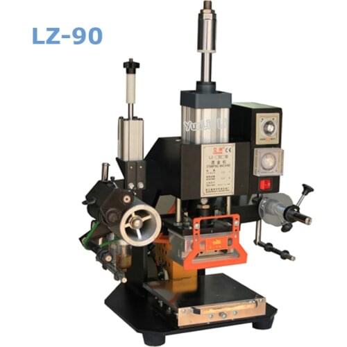 Pneumatic Logo Printing Machine Leather Hot Stamping Machine Business Card Bronzing Machine LZ-90