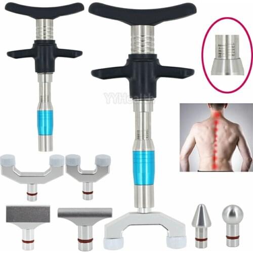 Portable Joint Pain Relief Chiropractic Adjusting Tool 20-300N Therapy Massage Manual Gun Spine Correct Gun Correction Massager