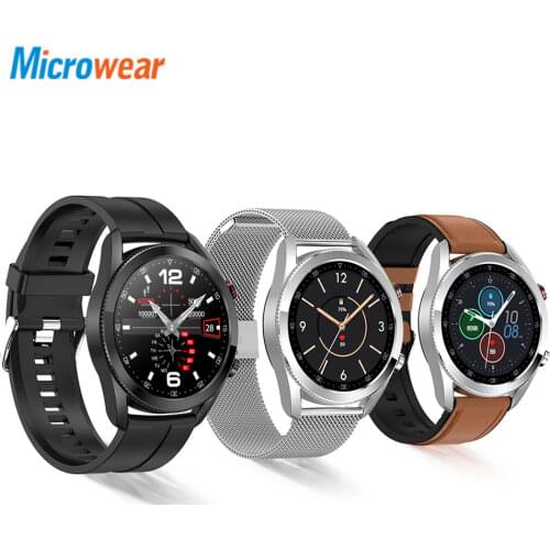 Gift Microwear L19 Smartwatch BT Call IP68 Waterproof ECG Heart Rate Monitor Fitness Tracker VS DT95 L16 L19 Smart Watch