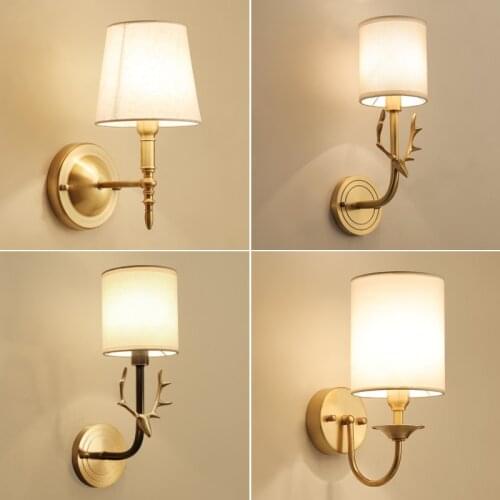 Modern wall lamp lamp wood corridor dining room aisle wall lights for home lampara pared