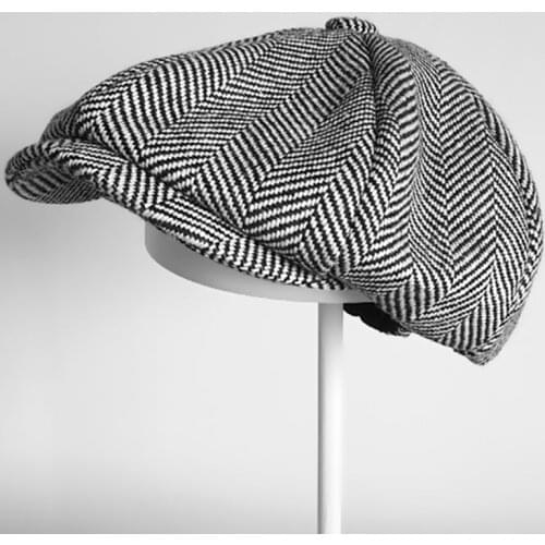 Special offer Men British Style Octagonal Hats Gatsby Cap Ivy Hat Women Cotton Flat Cabbie Cap Newsboy Hats BLM203