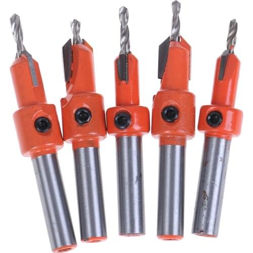Hss Countersink Drill Bit Woodworking Screws Chamfering Wood Hole Drills Bit