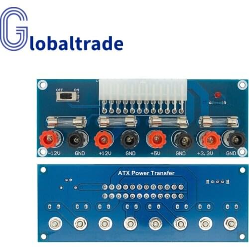 XH-M229 Desktop PC Chassis Power ATX Transfer to Adapter Board Power Supply Circuit Outlet Module 24Pin Output Terminal 24 pins
