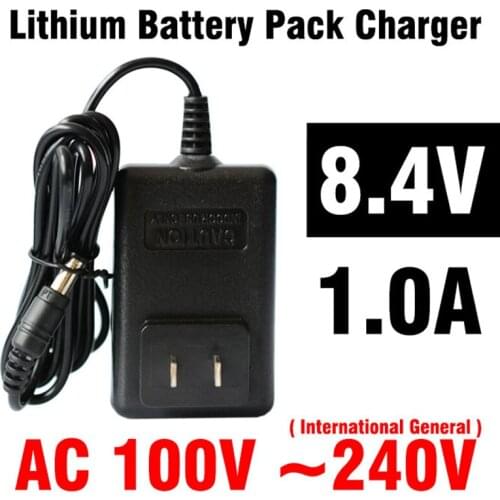 Hot sale Lithuim Battery Pack Charger 8.4v 1A Electric Scooter Charger for Car Motorcycle Laptop Computer