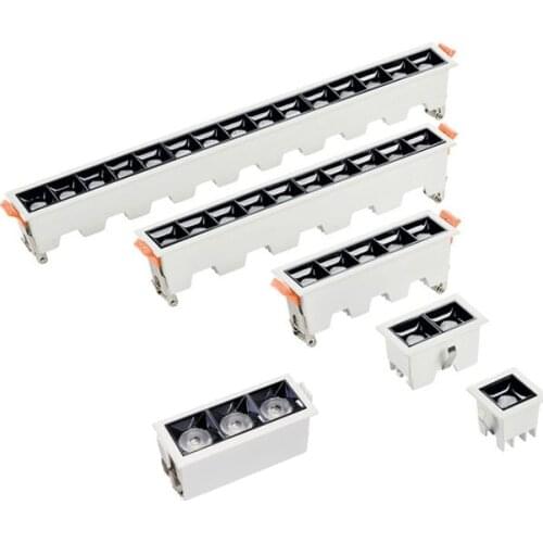 3W 6W 9W 15W 30W 45W Dimmable LED Downlight Spot Light Line Light Bar Creative Linear Long Strip Living Room Corridor Recessed