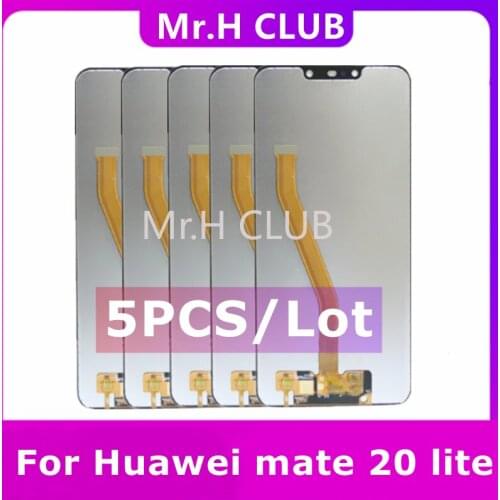 5Pcs/Lot AAA+ LCD For Huawei mate 20 lite LCD Display Touch Screen Digitizer Assembly Replacement For Huawei mate 20lite