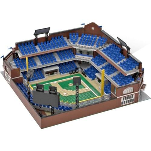 7313Pcs Custom MOC-76626 Modular Baseball Stadium - Brick Figure Scale Small Particle Model DIY Building Blocks (By Gabizon)