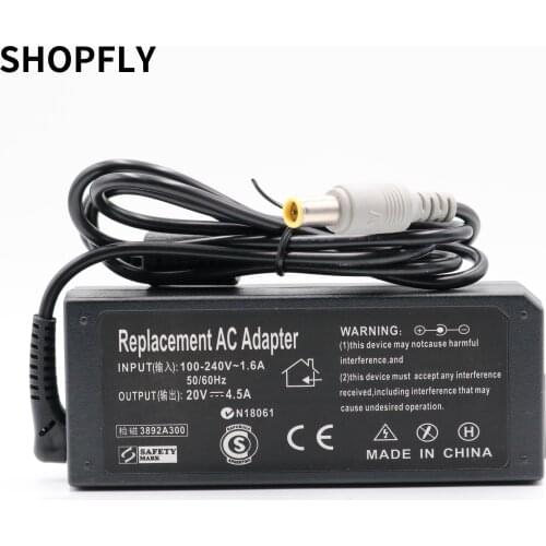 AC Adapter 20V 4.5A 90W 7.9x5.0mm Power Supply Battery Charger for IBM For Lenovo for Thinkpad X61 T61 R61 92P 40Y High Quality