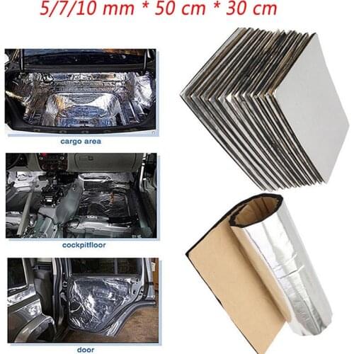 Aluminum Car Firewall Heat Sound Insulation Pad For Ford Focus 2 3 1 Fiesta Mondeo Kuba Ecosport Mini Cooper R56 R50 R53 F56 F55