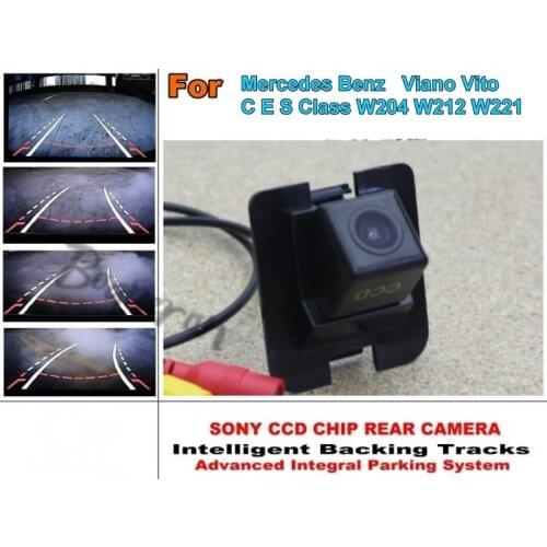 For Mercedes Benz C E S Class W204 W212 W221 Car Intelligent Parking Tracks Camera / HD Back up Reverse Camera Rear View Camera