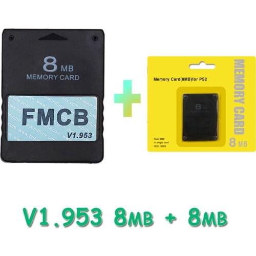 V1.953 FMCB Free McBoot Card 8MB/16MB/32MB/64MB+Memory Card Pack 8MB/16MB/32MB/64MB/128MB
