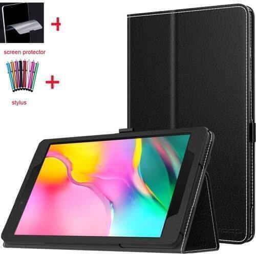 PU Leather Case for Lenovo tab 4 8 plus/ for Lenovo tab 4 10 plus 10.1'' tablet Stand Cover+screen protector+stylus