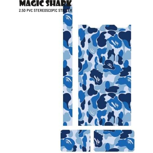 Cool Camouflage Military Colorful Skin Sticker Electronic Cigarette PVC Case Cover For Juul