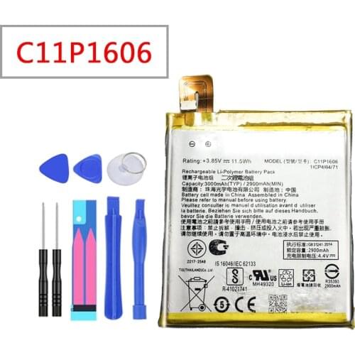 For Asus Zenfone Laser 3 Zc551kl C11P1606 3000mAh Mobile Phone Replacement Battery Polymer Li-ion Battery