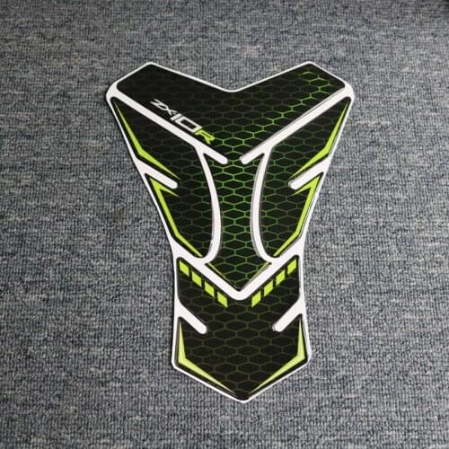 For Kawasaki Ninja ZX-10R ZX-10RR ZX10R 10RR Logo 3D Reflective Fuel Tank Sticker Cover Pad Motorcycle Decorative Decal