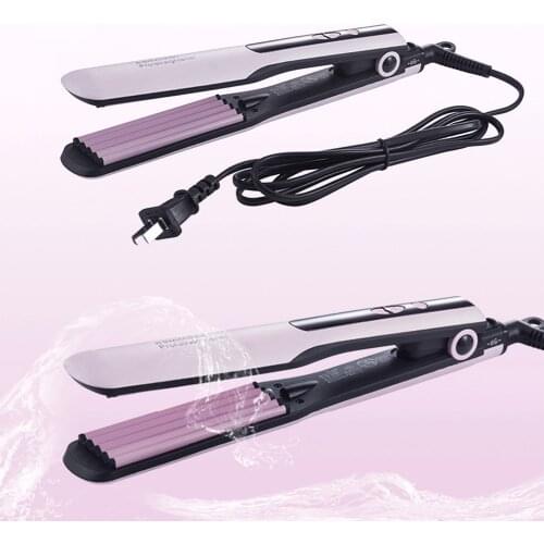 Electric Splint Ceramic Straightener Splint Hair Curler Iron Corn Perm Hair Straightener Crimper Beauty Styling Tools