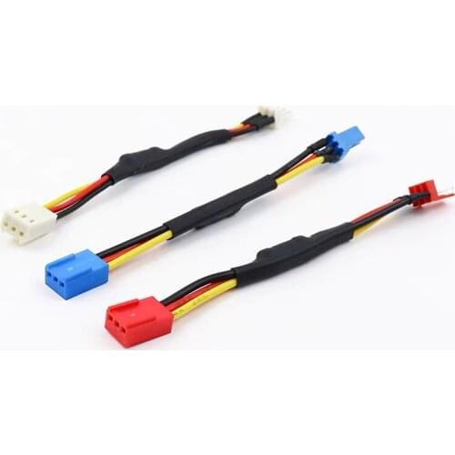300P Fan Resistor Cable 3/4 Pin Male to 3/4Pin Female Connector Reduce PC CPU Fan Speed Noise Extension Resistor Slow down Cable