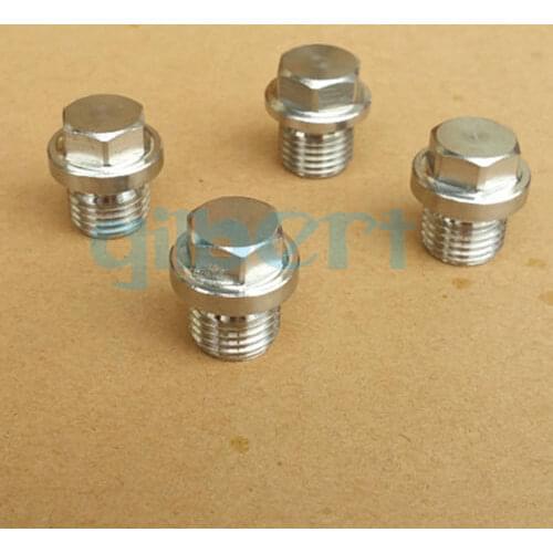 M8-M30 Metric Male SS304 Countersunk Plug With Flange Hex Head Socket