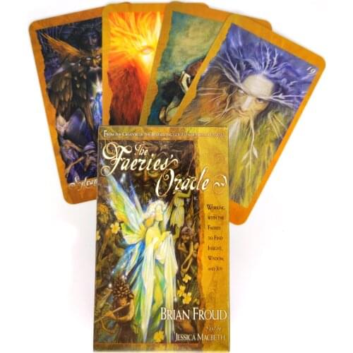 The Faeries Oracle Tarot Cards Mystical Guidance Divination Entertainment Partys Board Game Supports Wholesale 66 Sheets/Box