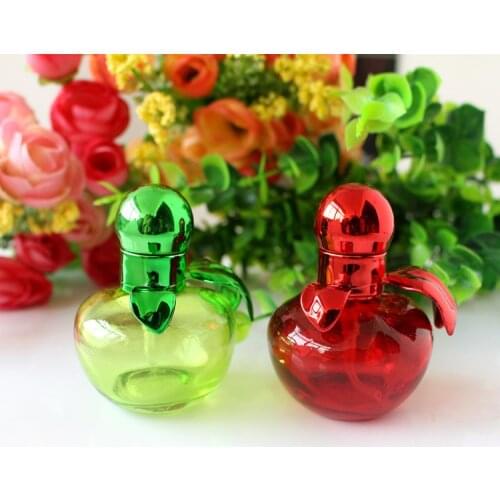 Wholesale P8-20ML Lovely Tomato Spray Bottle Glass Empty Perfume Bottle 100PCS/LOT