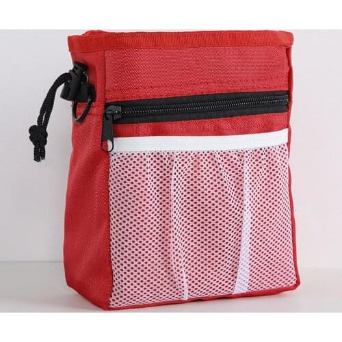Pet Dog Training Bag Portable Treat Snack Bait Dogs Obedience Agility Outdoor Feed Storage Pouch Food Reward Waist Bags Dropship