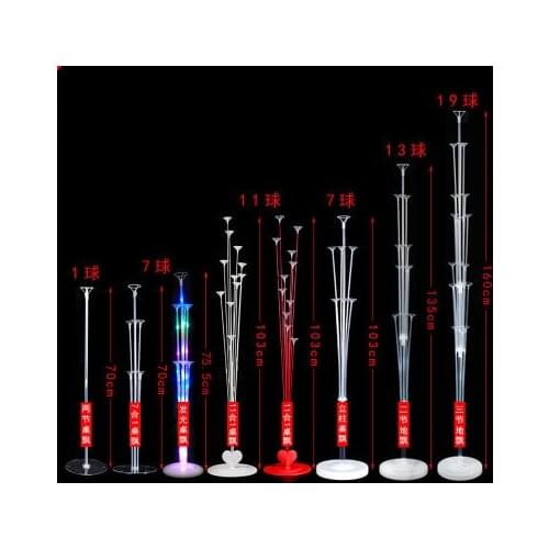 1set Happy Birthday Balloon Air Balls Stick Stand Baloon Birthday Party Decor Kid Adult Arch Table Ballon Accessories Holder