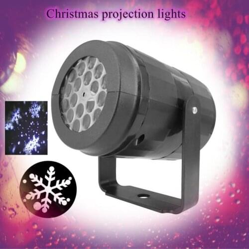 Christmas Lights Rotating Snowflake Projection Light Waterproof Blizzard Smart Christmas Lights LED Party Christmas Decor Lamp