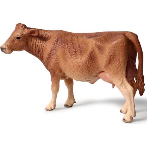 Farm Animals Cow Simulation Poultry Cattle Calf Bull OX Model Action Figures PVC High Quality Collection Toy Kids Gift