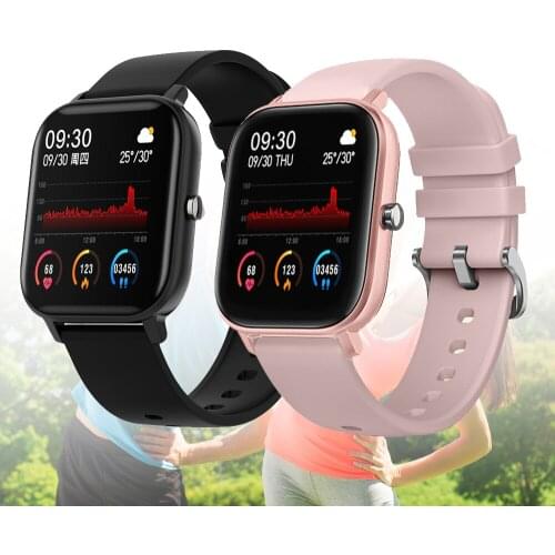 Smart Watch Men Women 1.4inch Full Touch HD Display Screen Screen Fitness Tracker Heart Rate Monitor IP67 Waterproof Wristband