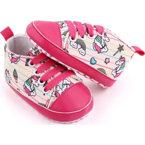 Toddler First Walkers Baby Boys Girls Shoes Soft Rubber Sole Lace-up Oxford Sneakers Infant Crib Shoes