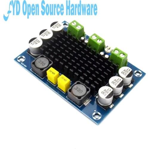 XH-M542 DC 12-26V 100W TPA3116DA Mono Channel Digital Power Audio Amplifier Board TPA3116D2