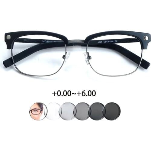 Women Men Transition Photochromic Reading Glasses 150 175 200 225 250 275 300 325 350 375 400 425 450 475 500 525 550 575 600