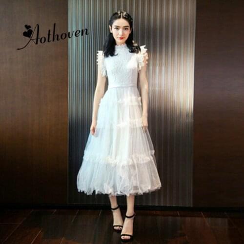 2018 Summer Gauze Patchwork Lace Dresses Sleeveless Stand-up Collar Women Dress Office Lady Bandage Party Long Dress Vestidos