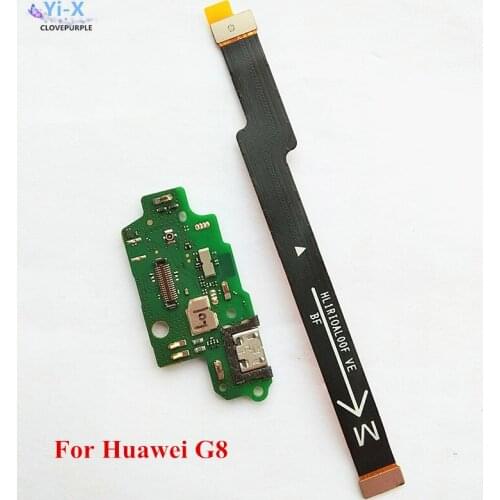 10PCS/Lot Main Board Motherboard Flex Cable & USB Charging Charger Port Dock Connector Flex Cable for Huawei G8
