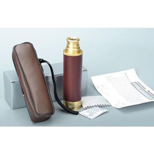 2020 Hot Pirates of the Caribbean Telescope Monocular Telescope Optics Nautical Brass Spyglass Maritime Outdoor Camping New