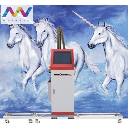 3D TV background wall printer/ceramic tile glass digital uv inkjet flatbed printing machine